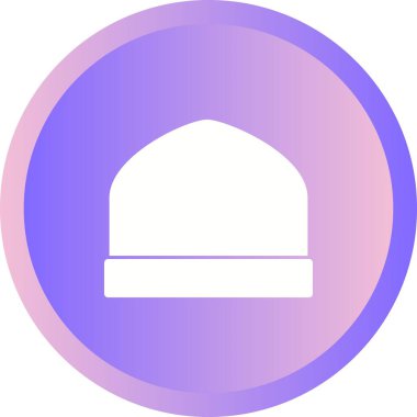 Eşsiz Örülmüş Cap Vektör Kabartma Simgesi