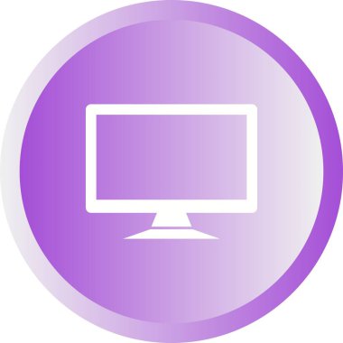 Benzersiz LCD Glyph Vektör Simgesi