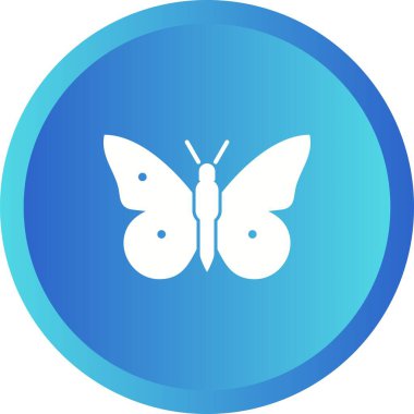 Eşsiz Kelebek Kabartma Vektör Simgesi