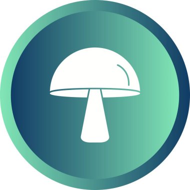 Benzersiz Mantar Vektör Kabartma Simgesi