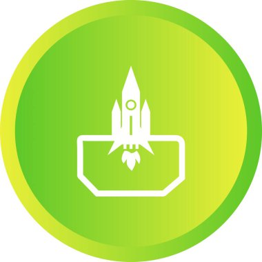 Eşsiz Uzay Mekiği II Vektör Kabartma Simgesi