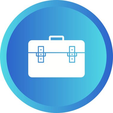 Eşsiz Evrak Çantası Vektör Kabartma Simgesi