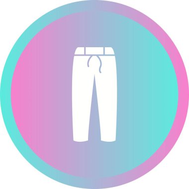 Eşsiz Pantolon Vektör Kabartma Simgesi