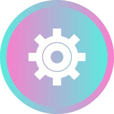 Eşsiz Ayarlar Vektör Kabartma Simgesi