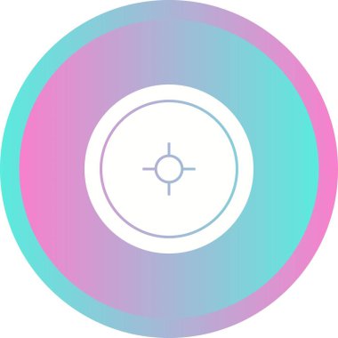 Eşsiz Konum Erişim Vektörü Kabartma Simgesi