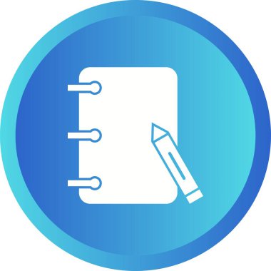 Benzersiz Kağıt ve Kalem Vektörü Kabartma Simgesi