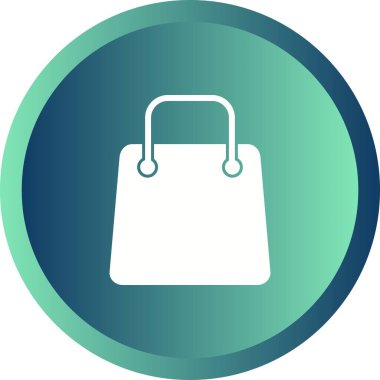 Eşsiz Alışveriş Torbası Vektör Kabartma Simgesi