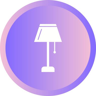 Benzersiz Lamba Vektörü Kabartma Simgesi