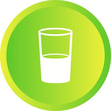 Eşsiz Su ve Gözlük Vektörü Sembolü