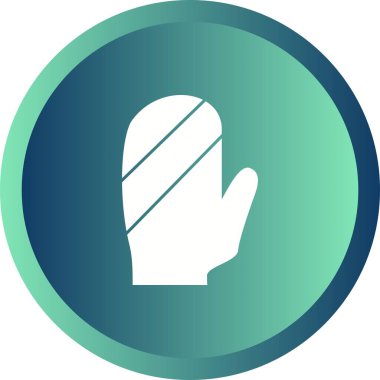 Eşsiz Fırınlama Eldiven Vektörü Kabartma Simgesi