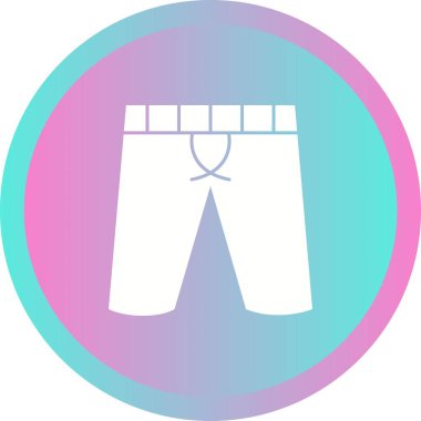Benzersiz Shorts Vektör Kabartma Simgesi