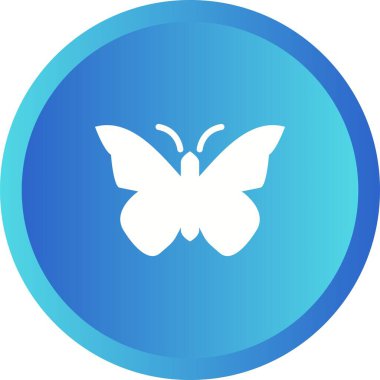 Eşsiz Kelebek Vektör Kabartma Simgesi