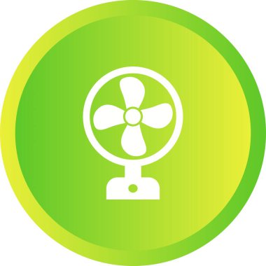 Eşsiz Fan Vektörü Kabartma Simgesi