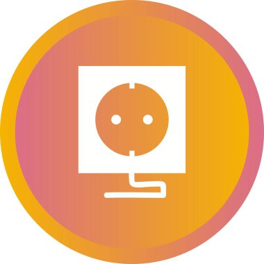 Eşsiz Soket Vektör Kabartma Simgesi