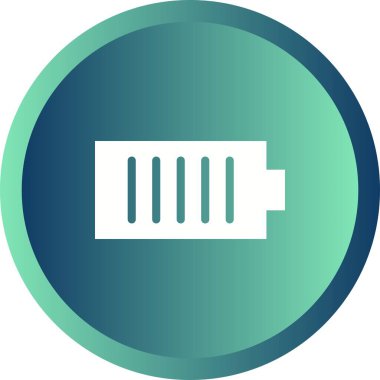 Eşsiz Şarj Edici Hücre Vektörü Kabartma Simgesi