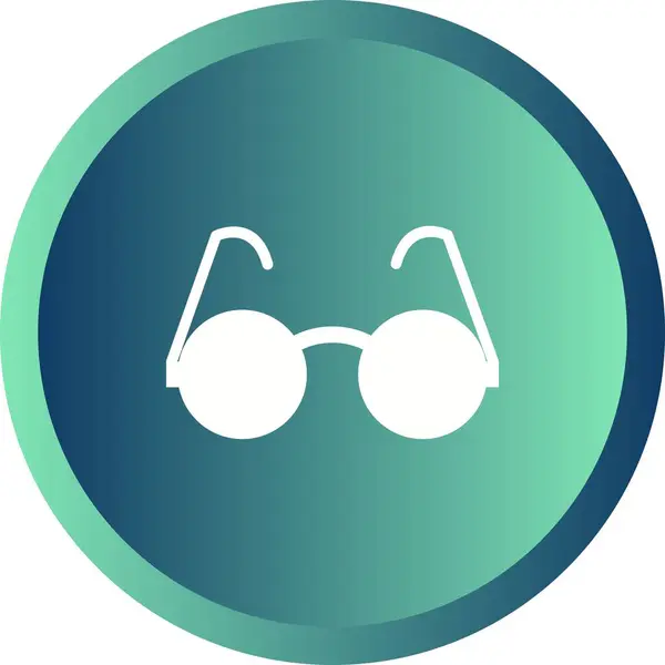 Unique Sunglasses Vector Glyph Icon — Stock Vector
