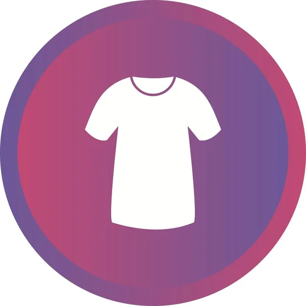 Unique Shirt Vector Glyph Icon — Stock Vector