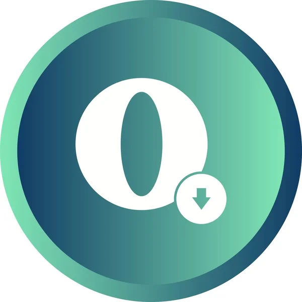 Único Browser Vector Glyph Ícone — Vetor de Stock