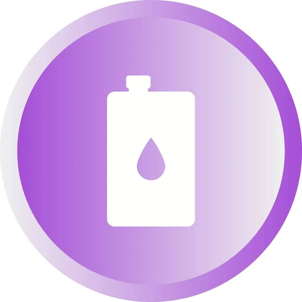 Unikalna Ikona Wektora Pojemnika Mleko — Wektor stockowy