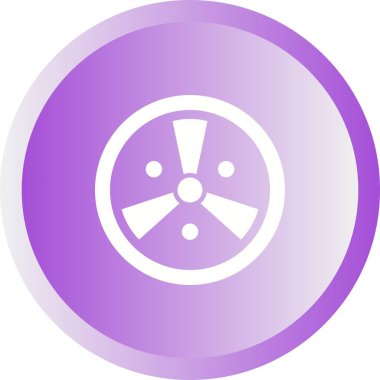 Eşsiz Radyasyon Vektörü Kabartma Simgesi