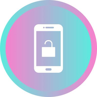 Eşsiz Açılmış Telefon Vektörü Kabartma Simgesi