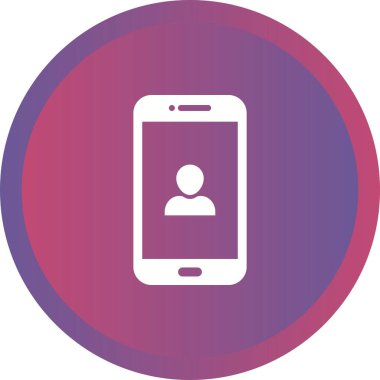 Eşsiz Kullanıcı Hesap Vektörü Glyph Simgesi