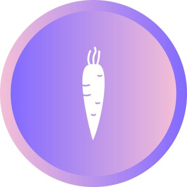 Eşsiz Havuç Vektörü Kabartma Simgesi