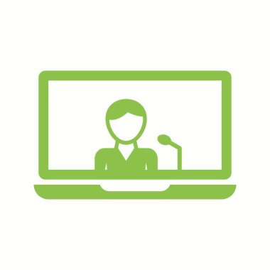 nique Çevrimiçi Haber Vektörü Kabartma Simgesi