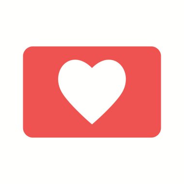 Eşsiz Kalp Vektörü Kabartma Simgesi