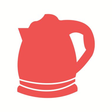 Benzersiz Kettle Glyph Vektör Simgesi