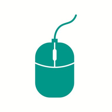 Benzersiz Fare Glifi Vektör Simgesi