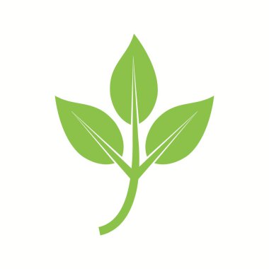 Eşsiz Yapraklar Vektör Kabartma Simgesi Simgesi