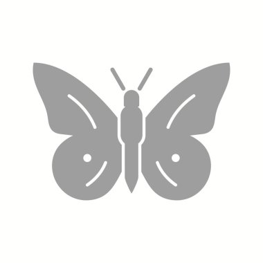 Eşsiz Kelebek Vektör Kabartma Simgesi