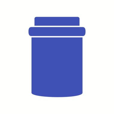 Benzersiz Reçel Şişe Vektörü Kabartma Simgesi