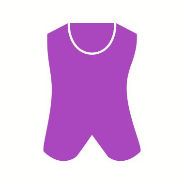 Eşsiz yelek Vektör Kabartma Simgesi