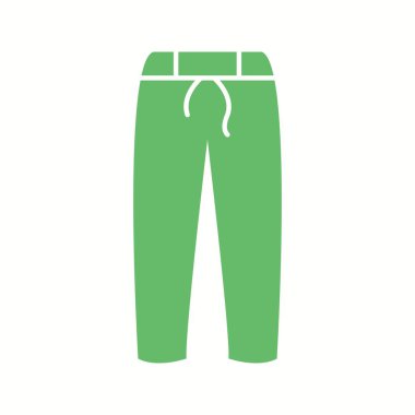 Eşsiz Pantolon Vektör Kabartma Simgesi