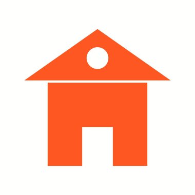 Eşsiz Ev Vektörü Kabartma Simgesi