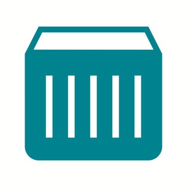 Eşsiz Renkler Kutu Vektörü Kabartma Simgesi