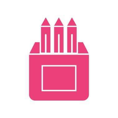 Benzersiz Kalemler Vektör Kabartma Simgesi