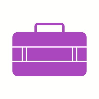 Eşsiz Bavul Vektör Kabartma Simgesi