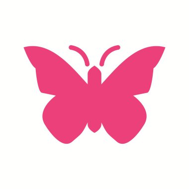 Eşsiz Kelebek Vektör Kabartma Simgesi