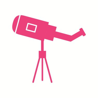 Eşsiz Teleskop Vektör Kabartma Simgesi