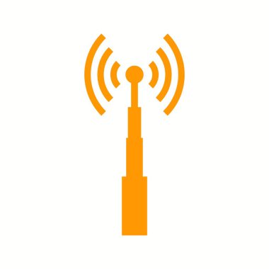 Eşsiz Telekom Kulesi Vektör Kabartma Simgesi