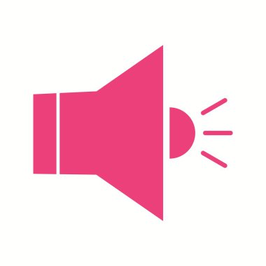 Benzersiz Hoparlör Vektör Kabartma Simgesi