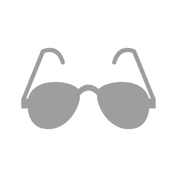 Gafas Lectura Únicas Vector Glyph Icon — Vector de stock