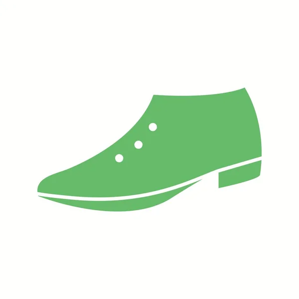 Zapatos Formales Únicos Vector Glyph Icon — Archivo Imágenes Vectoriales