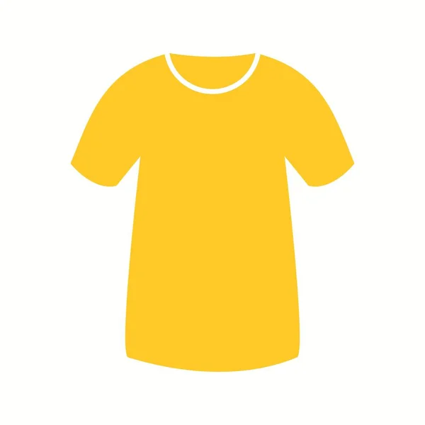Único Shirt Vector Glyph Ícone — Vetor de Stock