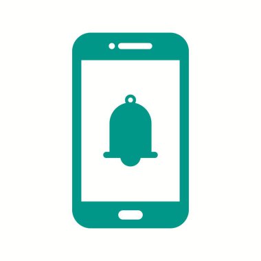 Eşsiz Alarm Çalan Vektör Kabartma Simgesi