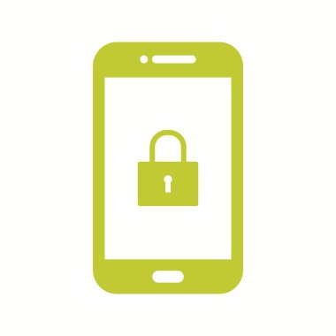 Eşsiz Kilit Ekran Vektörü Kabartma Simgesi