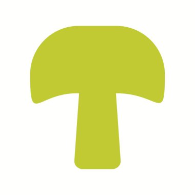 Benzersiz Mantar Vektör Kabartma Simgesi